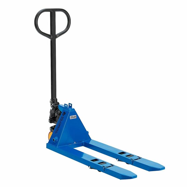 Global Industrial Foldable Manual Pallet Jack, 2200 lb. Capacity, 15inW x 31-1/2inL Forks 615163